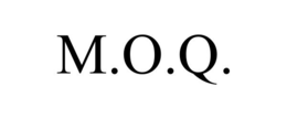 Mark drawing for M.O.Q.