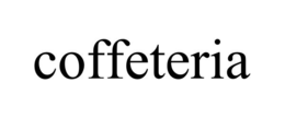 Mark drawing for COFFETERIA