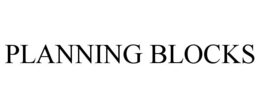 Mark drawing for PLANNING BLOCKS