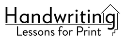 Mark drawing for HANDWRITING LESSONS FOR PRINT