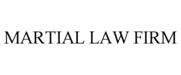 Mark drawing for MARTIAL LAW FIRM