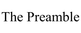 Mark drawing for THE PREAMBLE