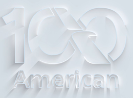 Mark drawing for 100 AMERICAN