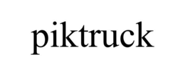 Mark drawing for PIKTRUCK