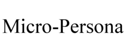 Mark drawing for MICRO-PERSONA