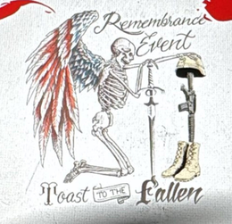 Mark drawing for REMEMBRANCE EVENT TOAST TO THE FALLEN
