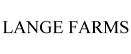 Mark drawing for LANGE FARMS