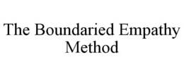 Mark drawing for THE BOUNDARIED EMPATHY METHOD