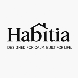 Mark drawing for HABITIA DESIGNED FOR CALM, BUILT FOR LIFE.
