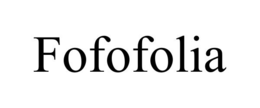 Mark drawing for FOFOFOLIA