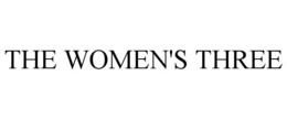 Mark drawing for THE WOMEN'S THREE