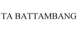 Mark drawing for TA BATTAMBANG