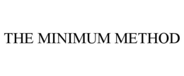 Mark drawing for THE MINIMUM METHOD