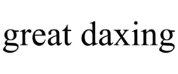 Mark drawing for GREAT DAXING
