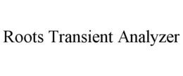 Mark drawing for ROOTS TRANSIENT ANALYZER
