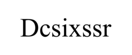 Mark drawing for DCSIXSSR