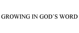 Mark drawing for GROWING IN GOD’S WORD