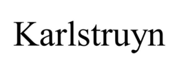 Mark drawing for KARLSTRUYN