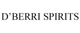 Mark drawing for D’BERRI SPIRITS