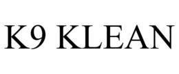 Mark drawing for K9 KLEAN