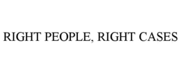 Mark drawing for RIGHT PEOPLE, RIGHT CASES