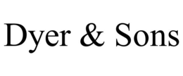 Mark drawing for DYER & SONS
