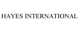 Mark drawing for HAYES INTERNATIONAL