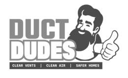 Mark drawing for DUCT DUDES  | CLEAR VENTS | CLEAN AIR | SAFER HOMES