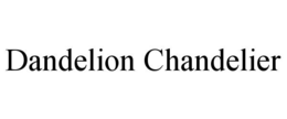 Mark drawing for DANDELION CHANDELIER