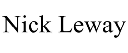 Mark drawing for NICK LEWAY