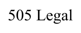 Mark drawing for 505 LEGAL