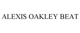 Mark drawing for ALEXIS OAKLEY BEAT