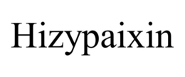 Mark drawing for HIZYPAIXIN