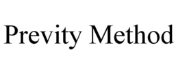 Mark drawing for PREVITY METHOD