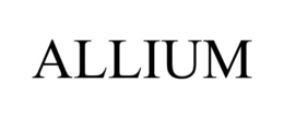 Mark drawing for ALLIUM