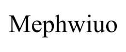 Mark drawing for MEPHWIUO