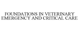 Mark drawing for FOUNDATIONS IN VETERINARY EMERGENCY AND CRITICAL CARE