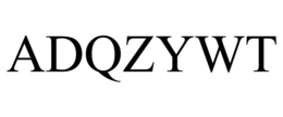 Mark drawing for ADQZYWT