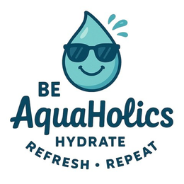 Mark drawing for BE AQUAHOLICS HYDRATE REFRESH · REPEAT