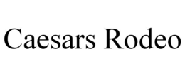 Mark drawing for CAESARS RODEO