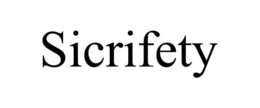 Mark drawing for SICRIFETY
