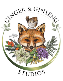 Mark drawing for GINGER & GINSENG STUDIOS