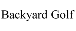 Mark drawing for BACKYARD GOLF
