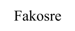 Mark drawing for FAKOSRE