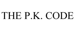 Mark drawing for THE P.K. CODE