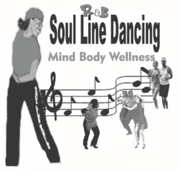 Mark drawing for R&B SOUL LINE DANCING MIND BODY WELLNESS