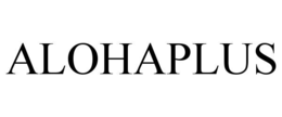 Mark drawing for ALOHAPLUS
