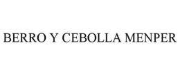 Mark drawing for BERRO Y CEBOLLA MENPER