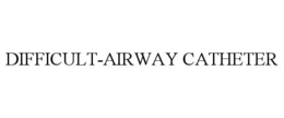 Mark drawing for DIFFICULT-AIRWAY CATHETER