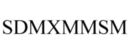 Mark drawing for SDMXMMSM
